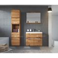 Meuble de salle de bain Montreal 60x35 cm - Wotan - Ensemble salle de bain + miroir + meuble colonne-0