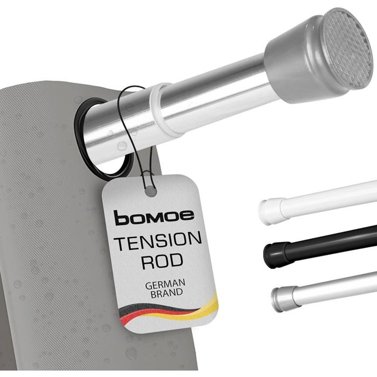 Tringle à Rideau Extensible Sans Percer 3m Barre De Douche Sans Percer Achat Vente Pas Cher