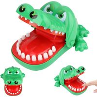 Jeu de Dents de Crocodile pour Enfants - Marque - Modèle - Blanc - Jouet éducatif pour Enfant de 3 ans et plus