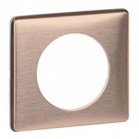 plaque legrand céliane 1 poste copper