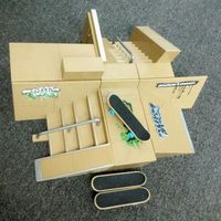 SALUTUYA Pièces de rampe de Kit de Skate Kit de Skate , pièces de rampe pour à doigts, accessoires jeux d'activite Comme indiqué1