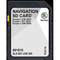 Carte SD GPS Europe - v18 ECE 2024 - compatible avec SKODA - Amundsen - Discovery Media 2 MIB2 - Navigation AS - 32 GB