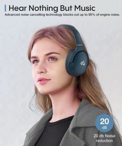 CASQUE - ÉCOUTEURS Casque Bluetooth à réduction de Bruit sans Fil Hea