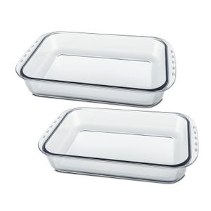 Moule à Gâteau Flamefour 2L – Verre Vitrocéramique Blanc 24cm, Sans Poignée