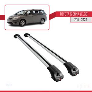 BARRES DE TOIT Compatible avec Toyota Sienna (XL30) 2011-2020 Bar