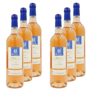 VIN ROSE La Cadiérenne - Lot 6x Vin rosé Bandol - Bouteille