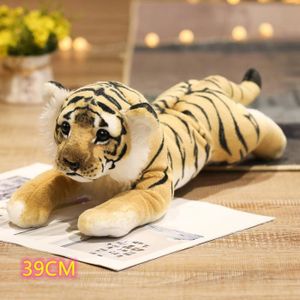 PELUCHE Tigre de 39 cm - Peluche Lion, Tigre et léopard de