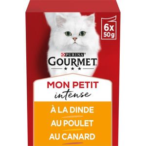BOITES - PATÉES LOT DE 6 - PURINA GOURMET - Mon Petit Intense Dind
