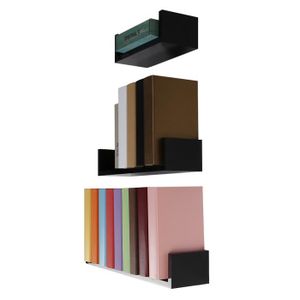 Meuble Range Cd Dvd Stockage Mural Organisateur Etagere De
