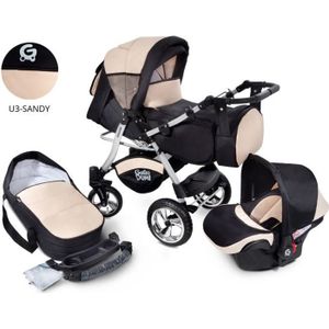 Poussette high top trek combiné