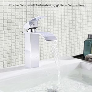Bonade Mitigeur Lavabo Haut Robinet Cascade Monotrou Pour Salle De Bain En Cuivre Chrome Melangeur Evier Cuisine Cartouche Ceramique Achat Vente Robinetterie Sdb Haut Robinet Cascade Cdiscount