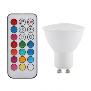 AMPOULE - LED Ampoule LED à économie d'énergie robuste GU10 RGB 