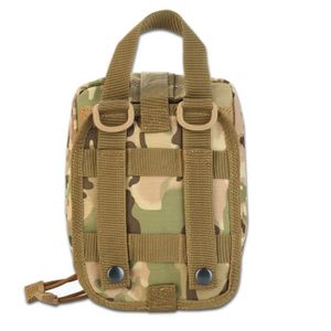 TROUSSE DE SECOURS HURRISE sac médical Sac de premiers soins militaire de survie en plein air Pochette médicale d'urgence d'escalade (camouflage)