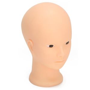 TÊTE DE MANNEQUIN CHN Modèle de tête d'enseignement tête de mannequin porte-perruque modèle (circonférence de la tête 49cm) pas de modèle 95003