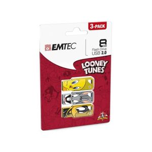 CLÉ USB Clé USB EMTEC Looney Tunes LT01 - 8 Go - Gris - US