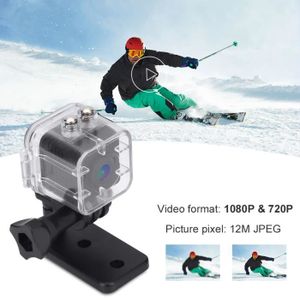 CAMÉRA MINIATURE Mxzzand Mini caméra de sécurité domestique Mini caméscope d'action Cube étanche infrarouge Portable HD 1080P avec photo miniature