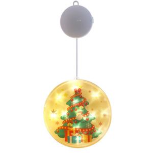 Vente de noël personnage suspendu fenêtre lumière de noël décoration 10 led blanc Vente de noël personnage suspendu fenêtre lumière de noël décoration 10 led blanc