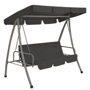 Vidaxl Balancelle De Jardin Avec Auvent Anthracite 198x120x205cm