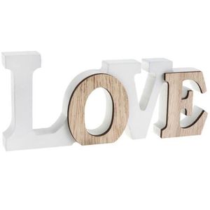 lettre love en bois cdiscount