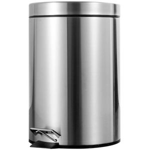 Acier Inoxydable 3 L étape Poubelle à Pédale Salle de Bain Toilette déchets Carrés Design
