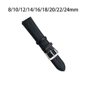 BRACELET MONTRE CONNEC. CONNECTEUR DE BRACELET ,Black-20mm--Bracelet de mo