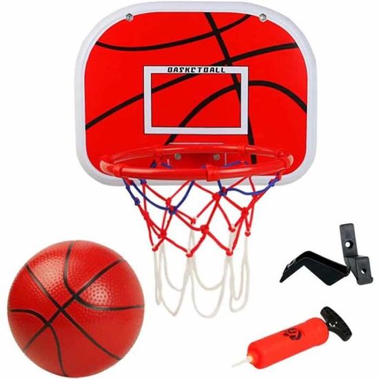 Panier Basket Enfant Mural - 3 Ballons Inclus, Pour Porte