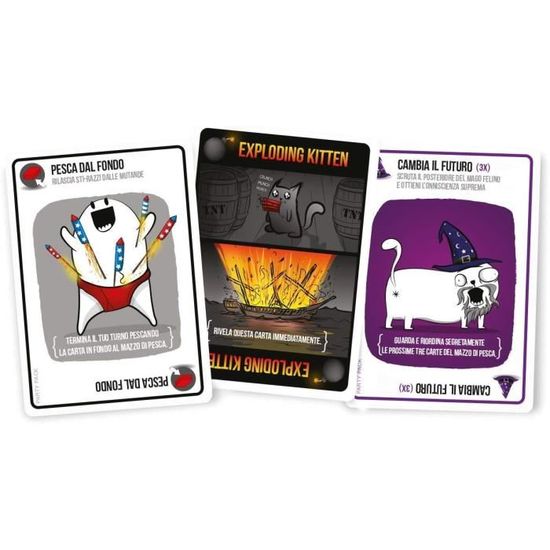 Asmodee - Exploding Kittens Party Pack - Jeu de Cartes Amusant,2-10 ...