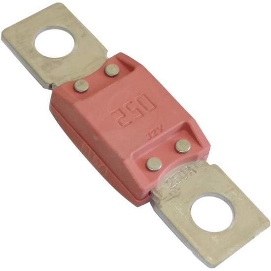 Fusible Auto MEGA 30A 32V - Rouge - Pour Voiture, Camion - Protection Électrique