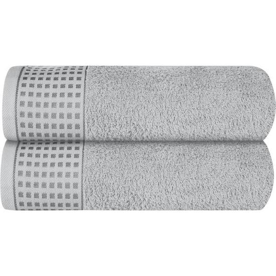 MyOwn Lot De 2 Serviettes De Bain Oversize 100x150 Cm En Coton 100% - Ultra Absorbantes, Séchage Rapide, Gris Clair Lot 2 Serviettes Coton 100 MyOwn Lot De 2 Serviettes De Bain Oversize 100x150 Cm En Coton 100% - Ultra Absorbantes, Séchage Rapide, Gris Clair Lot 2 Serviettes Coton 100