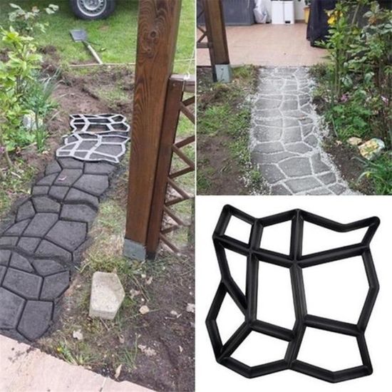 Moule à Pavé Tortue Pour Béton - Crée Tes Dalles De Jardin - Réutilisable, Motif Déco 40x22 Cm
