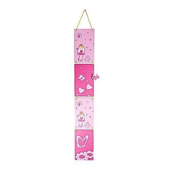 Hauteur Mesure Toise Rose En Bois Sur Le Theme De La Princesse Pour Enfants Ou Bebe Filles Cdiscount Puericulture Eveil Bebe