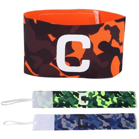 Brassard De Capitaine De Football - Lettre C, Ajustable, Pour Enfants Et Ados - Matière Durable, Couleur Jaune