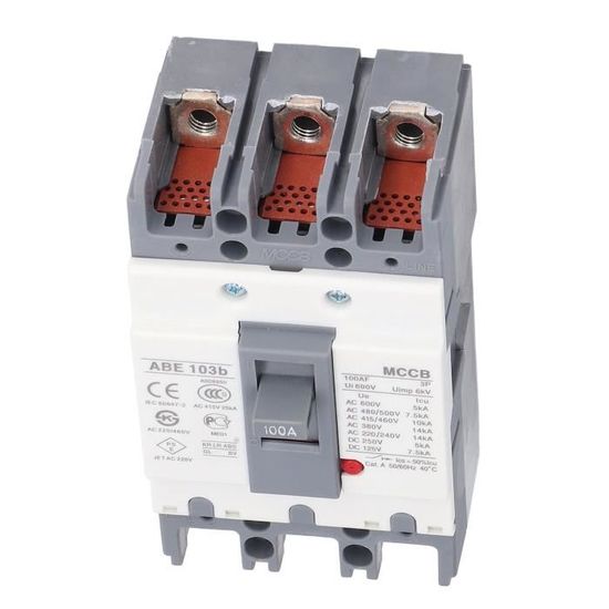 Disjoncteur DC 500V 250A 2P MCCB – Protection Solaire Photovoltaïque, Batterie & Système DC – Coupure 20KA