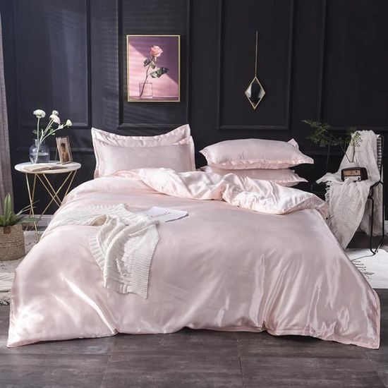 Drap-housse En Satin Doux - Élastique Intégré, Fraîcheur Assurée, Pour Un Sommeil Confortable Toute L'année