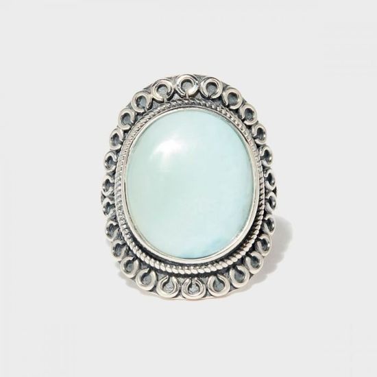 Bague En Argent Massif Avec Pierres - Taille 54, Occasion, Pierres à Définir