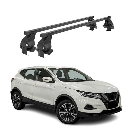Barres de toit Nissan Qashqai (J12) Vento Rapido noir