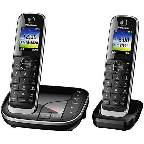 Panasonic KX-TG1611FRF Téléphone Numérique Sans Fil, Base et Combiné