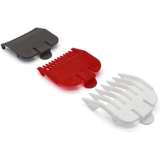 Lot De 4 Peignes Sabot De Guidage Pour Tondeuse à Cheveux - Noirs, Neufs