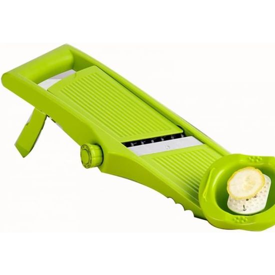 Trancheuse à Légumes Réglable En Acier Inoxydable - Mandoline V Avec Protection Doigts Pour Coupes Précises Multi-Épaisseurs