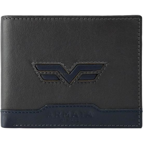 Portefeuille porte feuilles homme cuir de veau anthracite Portefeuille porte feuilles homme cuir de veau anthracite