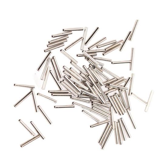 100 Manchons En Cuivre Pour Pêche – Sertissage Double, Tailles Au Choix