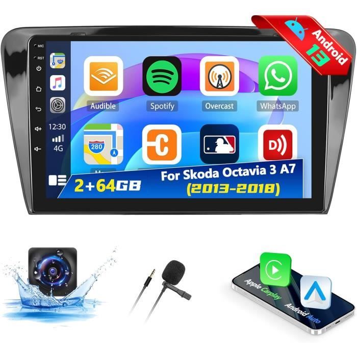 MISONDA 10" IPS Android 14 Autoradio Stereo Für Skoda Octavia 2007-2013 GPS 2 Din-freie Kamera DSP/Carplay-Unterstützung DAB/Lenkradsteuerung/WiFi/ Bluetooth/Mirrorlink/RDS/USB