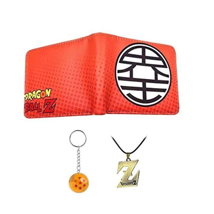 Porte-Cartes OJPK8 Anime Dragon Ball Z Portefeuille Jeunes et Étudiants Portefeuilles Courts Bourse de Bande Dessinée Japonaise