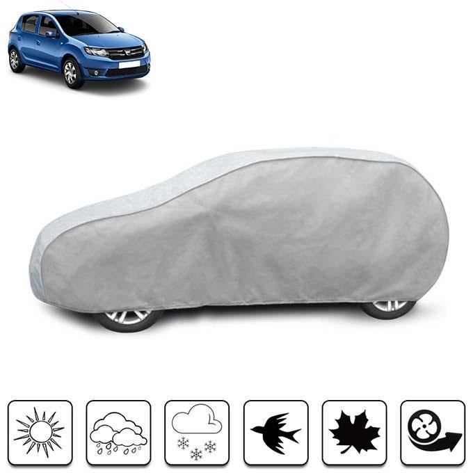 Housse de protection carrosserie auto extérieur Dacia Sandero 2 - Bâche voiture pour Dacia Sandero 2