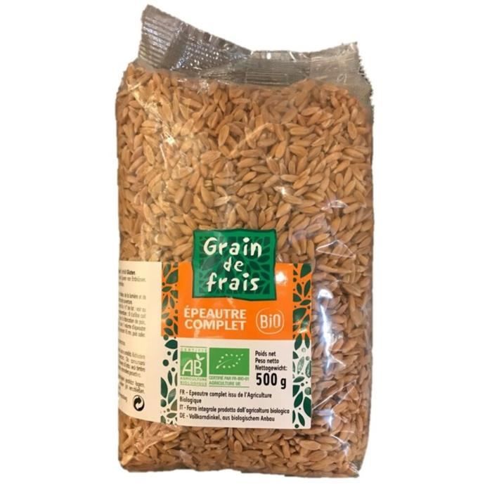 Epeautre complet BIO - Grain de Frais - paquet 500g