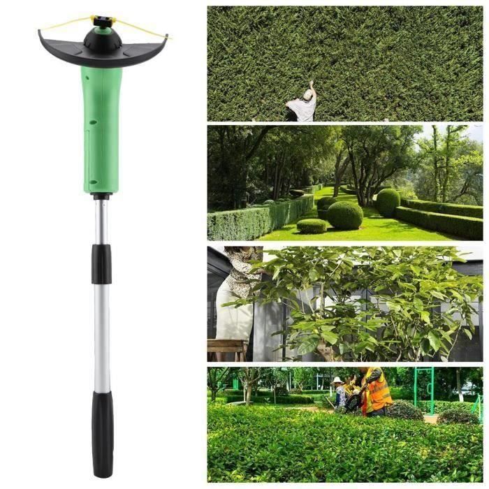 Tondeuse à main pratique coupe-herbe portatif Outil de décoration de jardin--Rose Vie