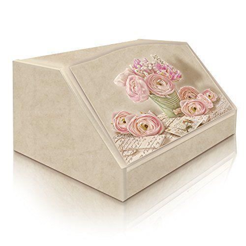 Lupia Boîte à pain Shabby Romantic Lyrics Bois Motif fantaisie 30 x 40 x 20 cm - 8016123080159