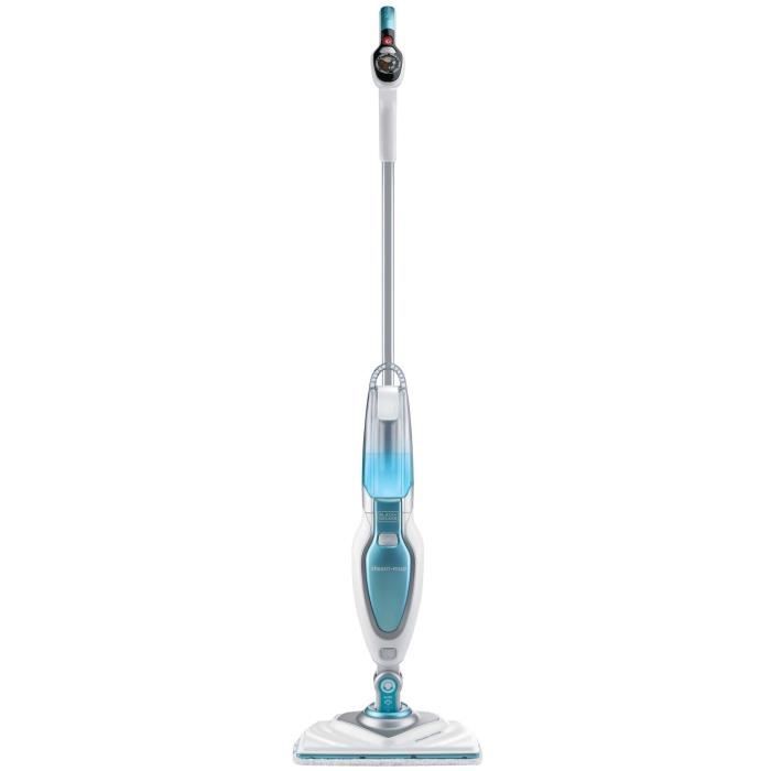 BLACK+DECKER Balai vapeur Steam Mop Deluxe 1600W autonomie 20mn