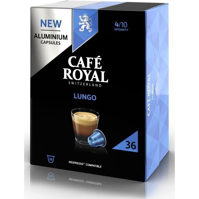 CAFE ROYAL compatible Nespresso Alu Lungo x36