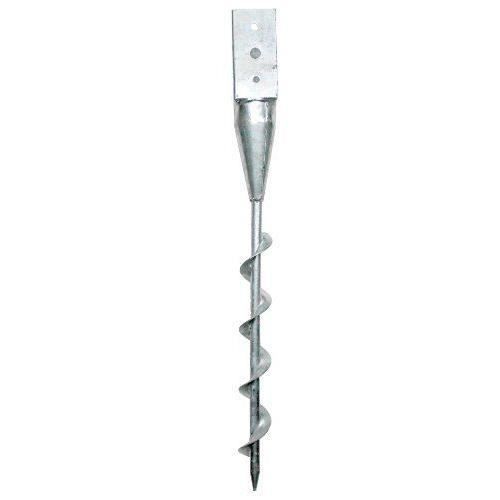 Connex Supports de poteau à visser Galvanisé à chaud 71 x 71 x 650 mm - HV4335
